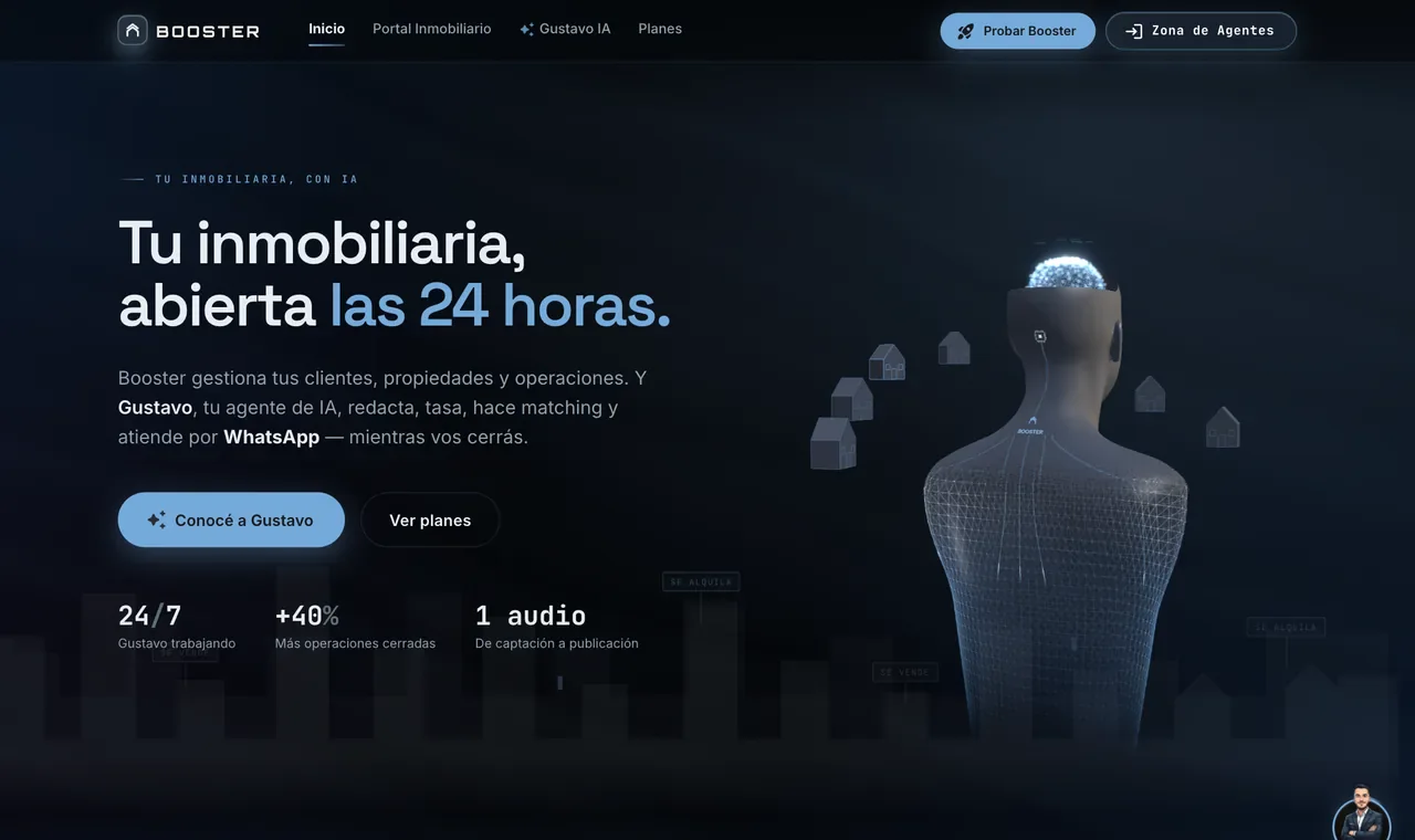 Booster: Un agente de IA que atiende 24/7