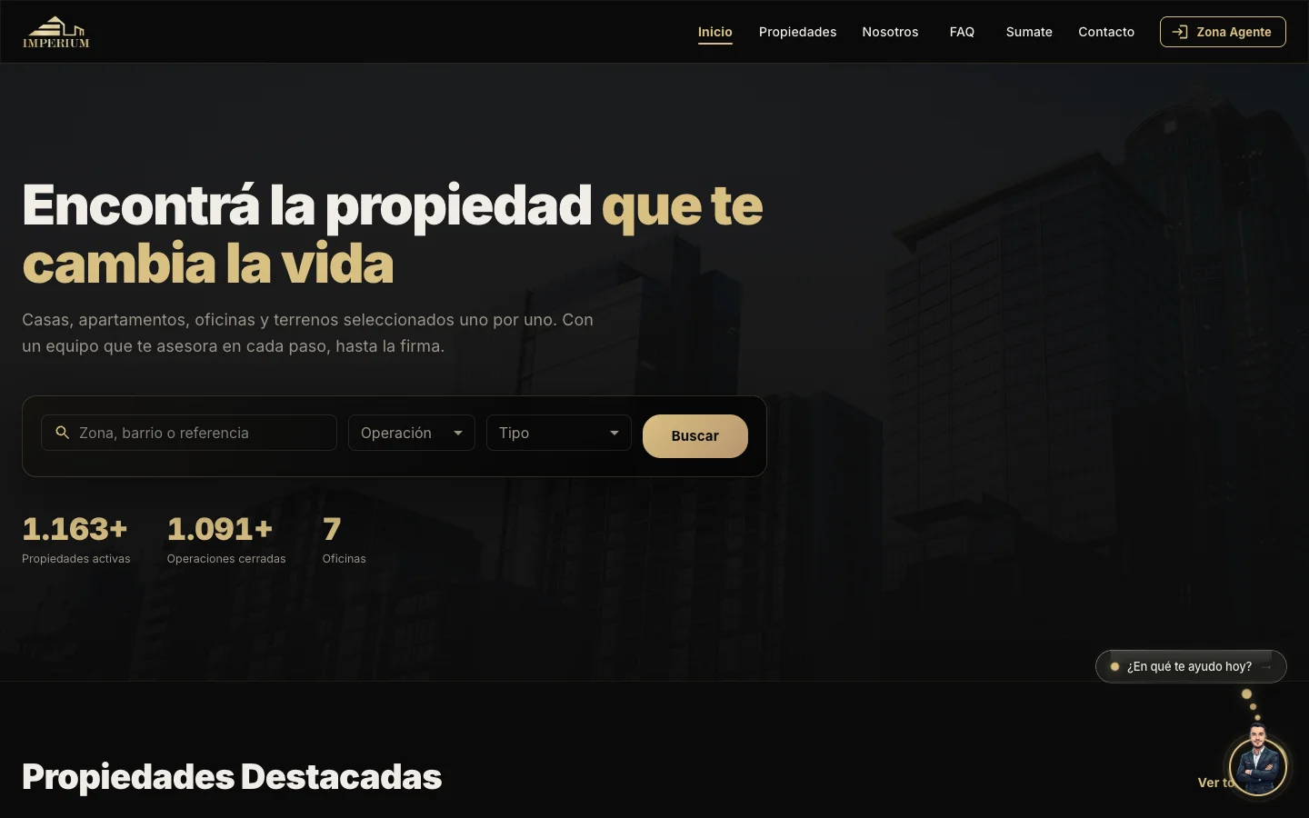 Sitio web de Imperium
